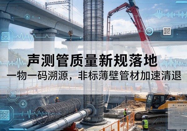 太原声测管质量新规落地，一物一码溯源，非标薄壁管材加速清退
