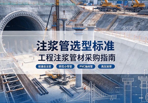太原注浆管选型标准